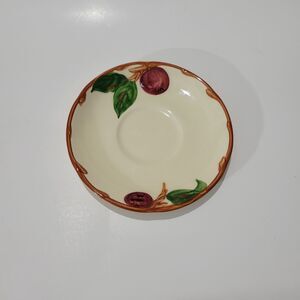 Franciscan Hand Decorated Saucer Set Of 7